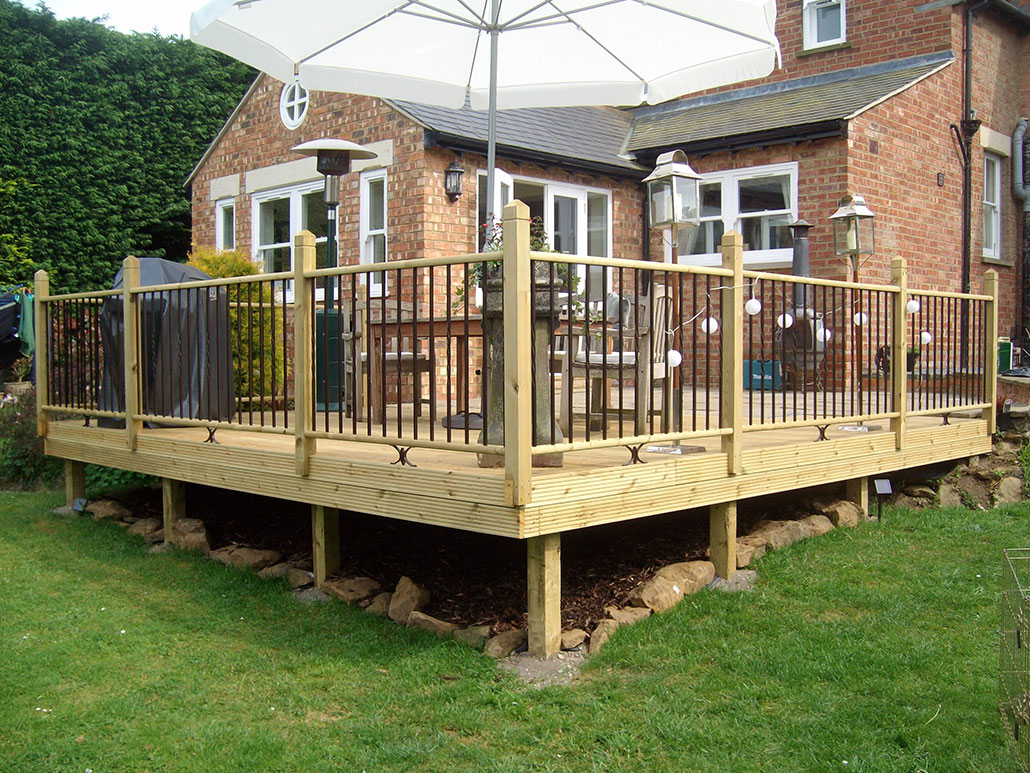 Raised decking